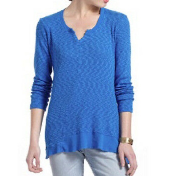 Anthropologie Tops - Anthropologie left of center centerline slub tee